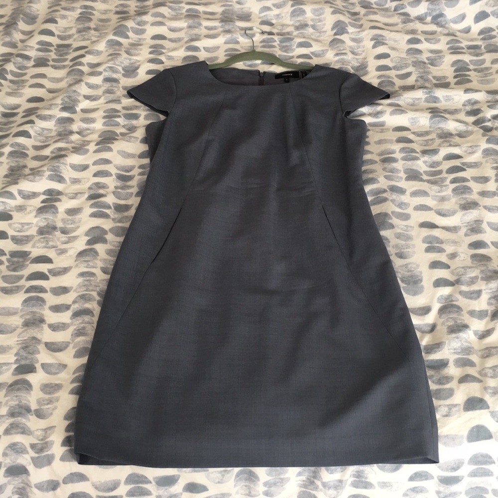 Theory Formal Virgin Wool Dress - Size 6